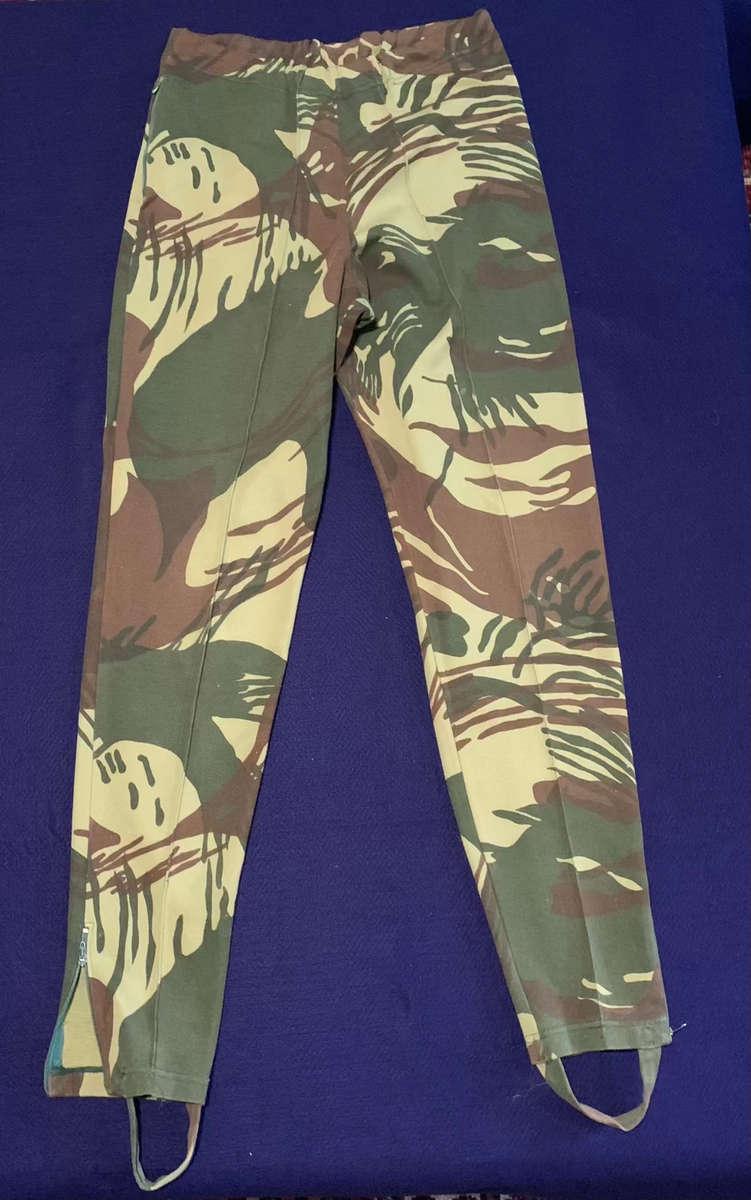 Rare RHODESIAN Camoflage 2 Piece Tracksuit - Condition As Issued, Made by Sprinter, Size M