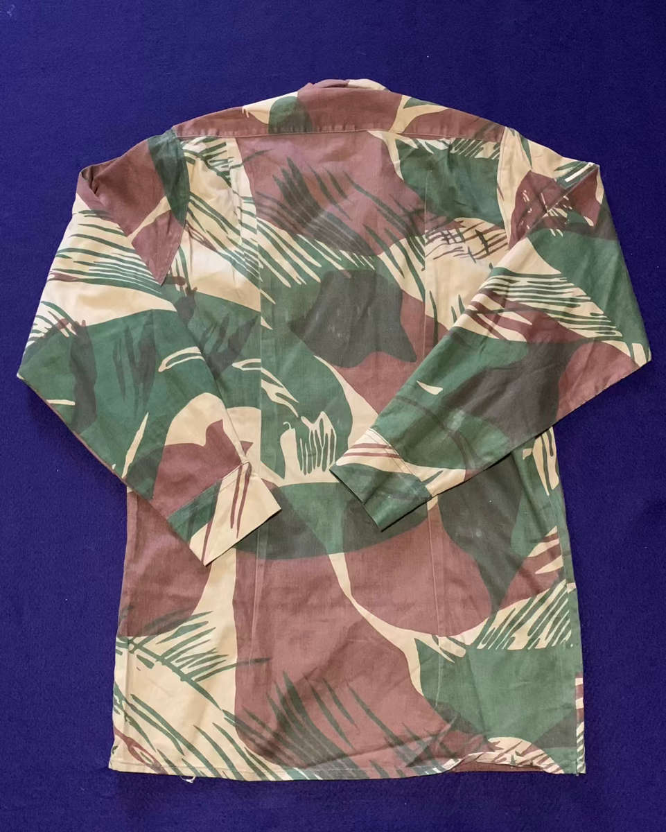 RHODESIAN Long Sleeve Camoflage Shirt - Lance Corporal - Manufactured by Trevain, Size 38/15