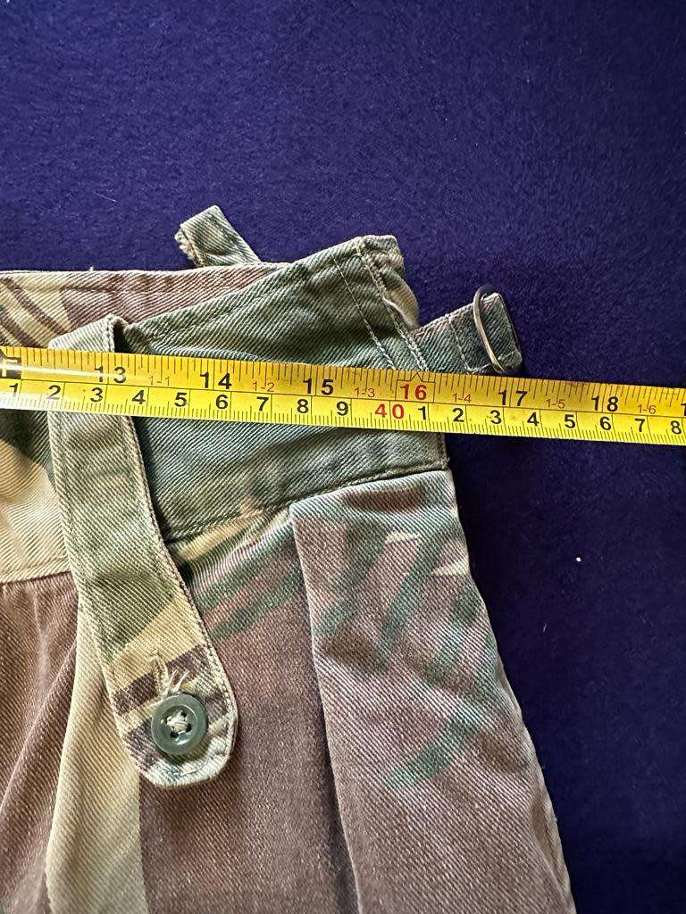 RHODESIAN ARMY CAMO TROUSERS, with Rear Padding and Waist Adjuster