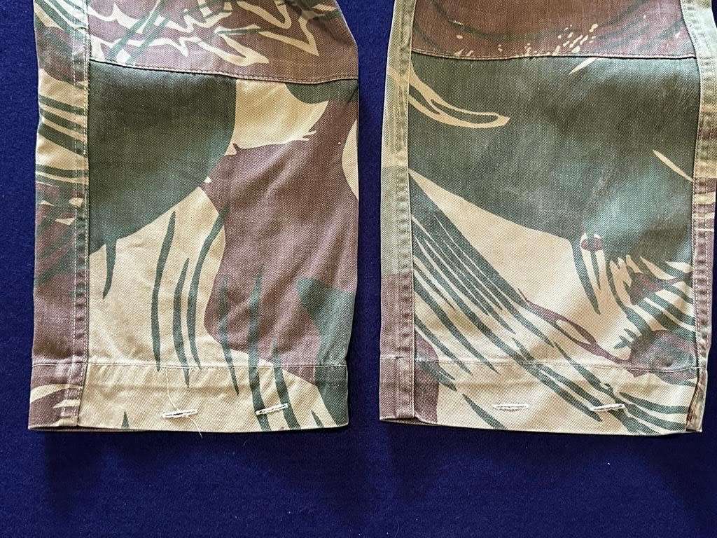 RHODESIAN ARMY CAMO TROUSERS, with Rear Padding and Waist Adjuster