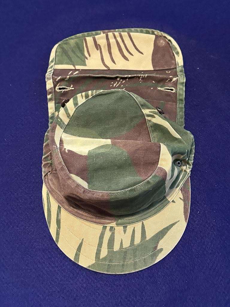 RHODESIA Camoflage Hard Peak Cap - Great Condition