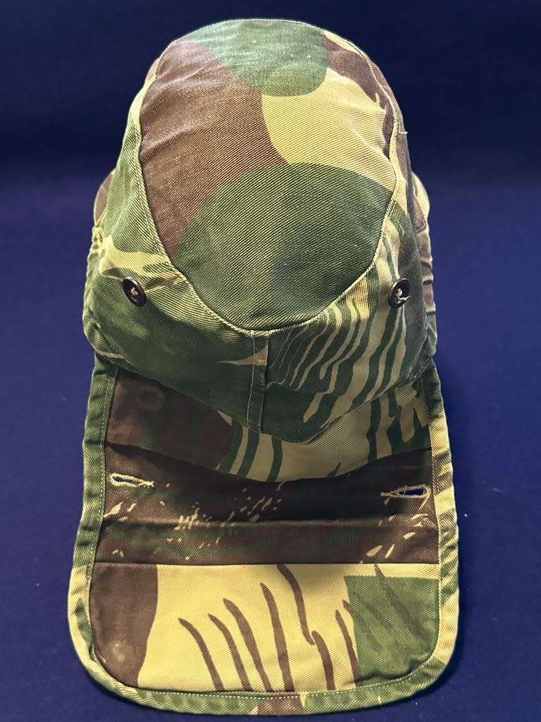RHODESIA Camoflage Hard Peak Cap - Great Condition