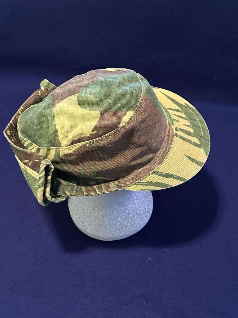 RHODESIA Camoflage Hard Peak Cap - Great Condition