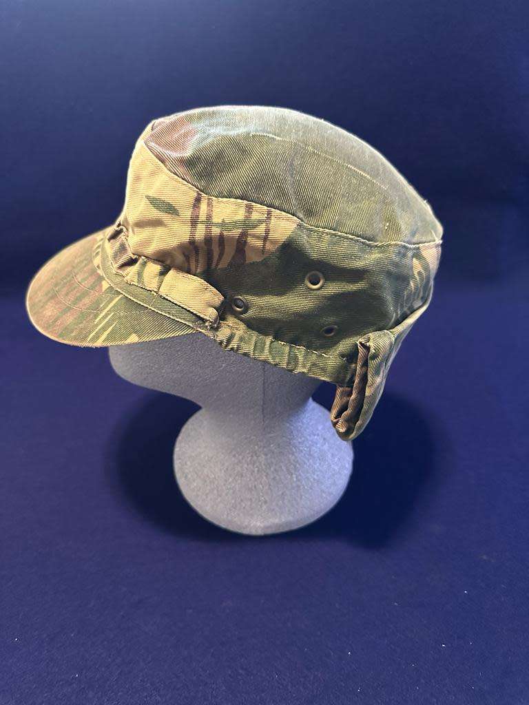 RHODESIAN ARMY / BSAP Camoflage Peak Cap - with headband loops - Rare Period Piece
