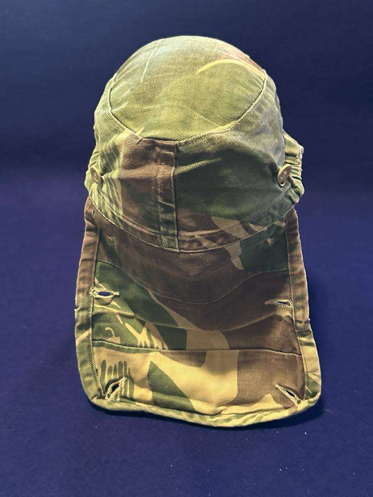 RHODESIAN ARMY / BSAP Camoflage Peak Cap - with headband loops - Rare Period Piece