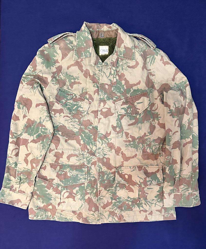 SAP / Koevoet Camoflage Jacket with Inner - Size Medium, Manufacturers Protea Clothing 1989