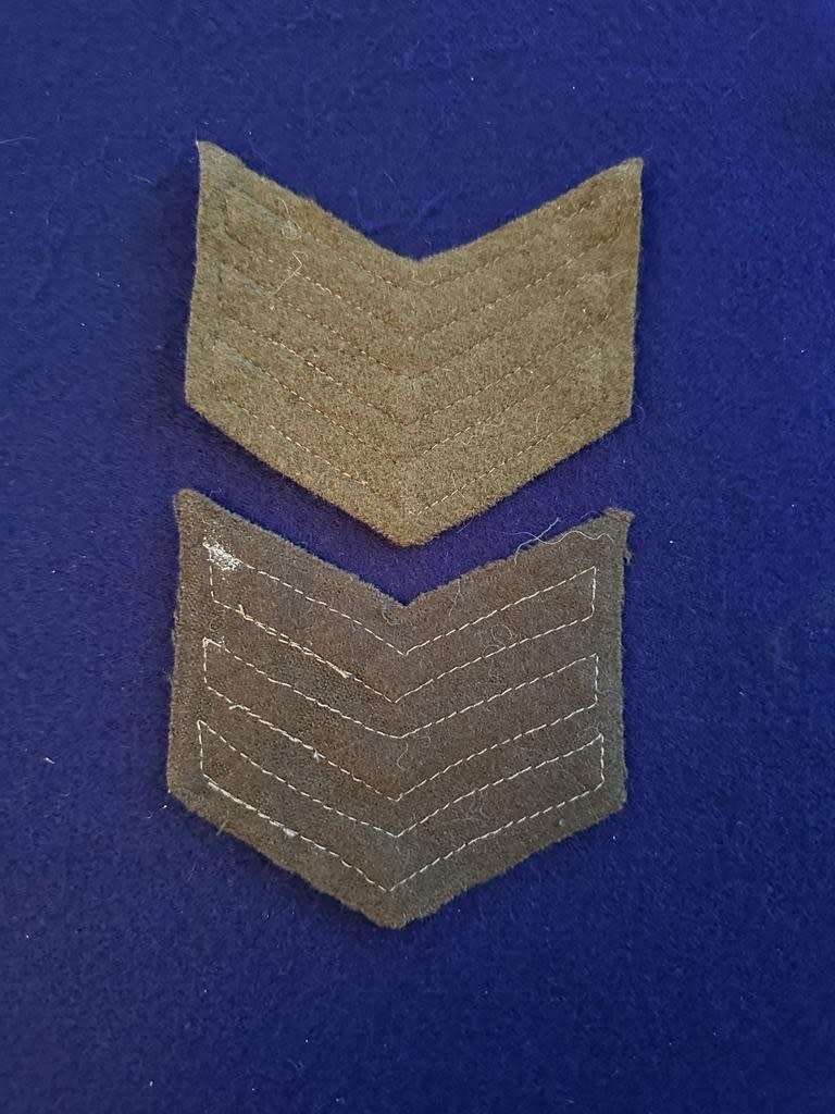 SADF Sergeant Rank Pair - Material