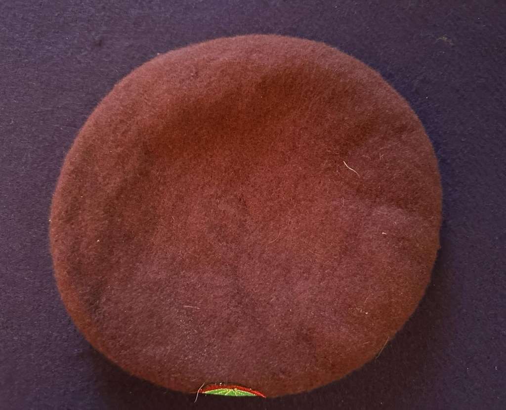 SA Army Parachute Regiment Beret - Year 1997, Size 55, Manufacturer Natal Beret