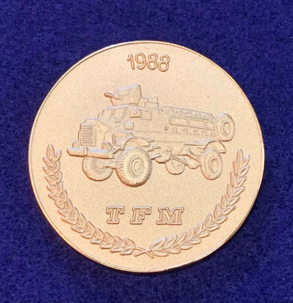 RECCE / Operation Firewood Medallion in Presentation Box - Original Piece