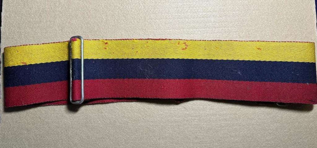 Rhodesian Medical Corps Stable BELT LEATHER STRAPS OLD TYPE MATERIAL - First Type Belt