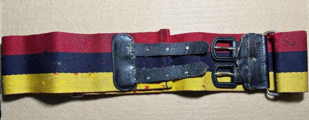 Rhodesian Medical Corps Stable BELT LEATHER STRAPS OLD TYPE MATERIAL - First Type Belt