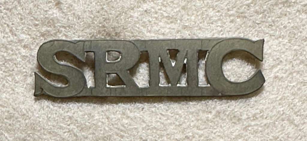 SOUTHERN RHODESIA MEDICAL CORPS SHOULDER TITLE KEAYS JEWELLERS - SALISBURY - RARE