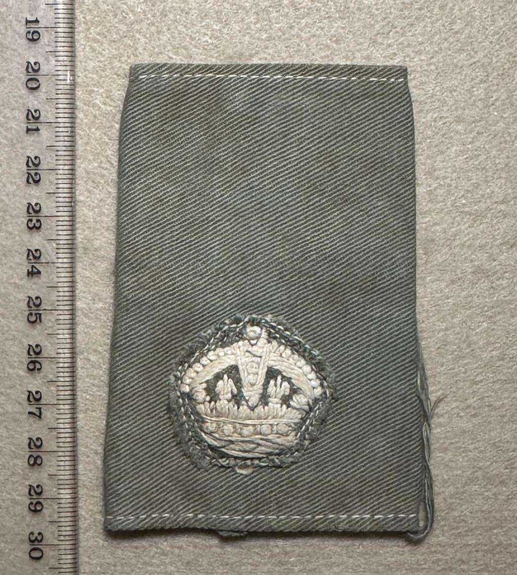 Rhodesian Forces - SINGLE MAJOR RANK BOARDS/SLIP ONS WW2