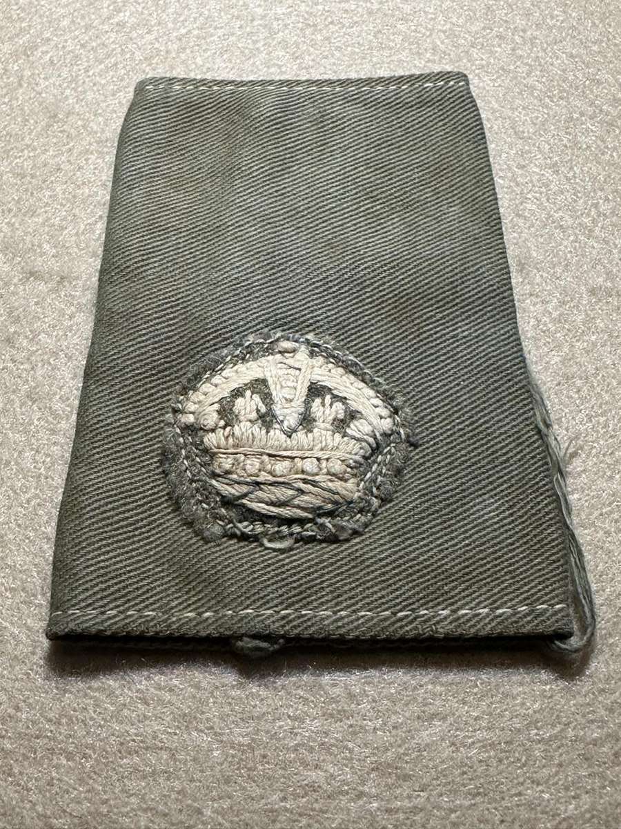 Rhodesian Forces - SINGLE MAJOR RANK BOARDS/SLIP ONS WW2