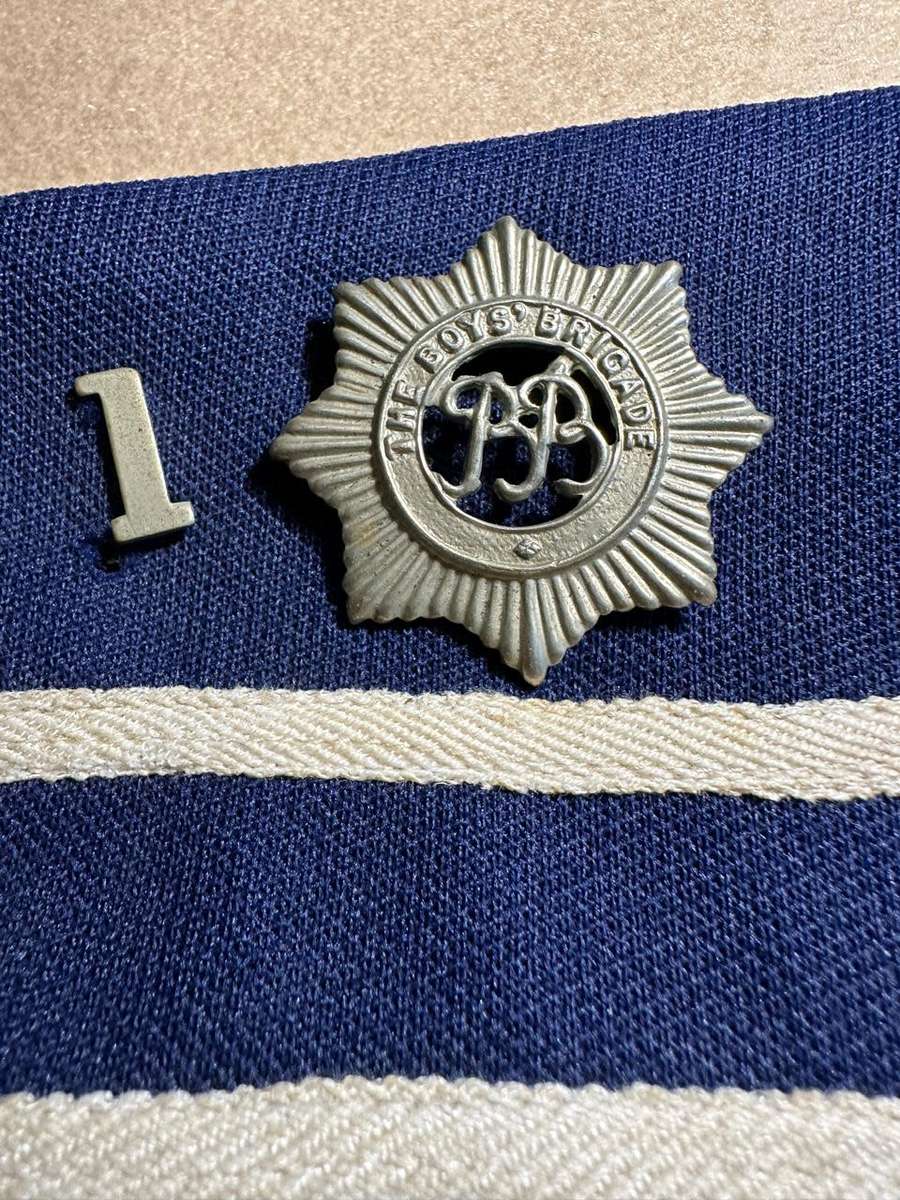 Rhodesian Boys Brigade - SIDE CAP WITH METAL BADGE AND NO 1