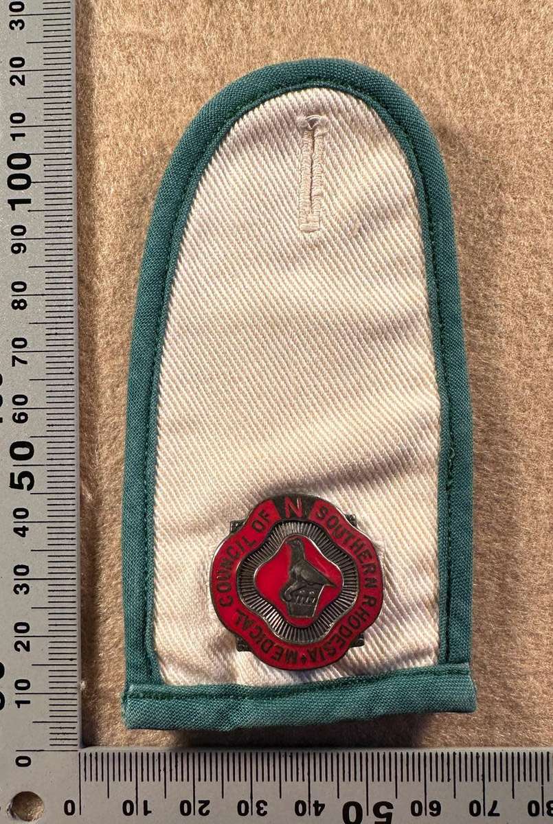 Rhodesia NURSING -EPPAULETTE MED COUNCIL SOUTHERN RHODESIA ONLY