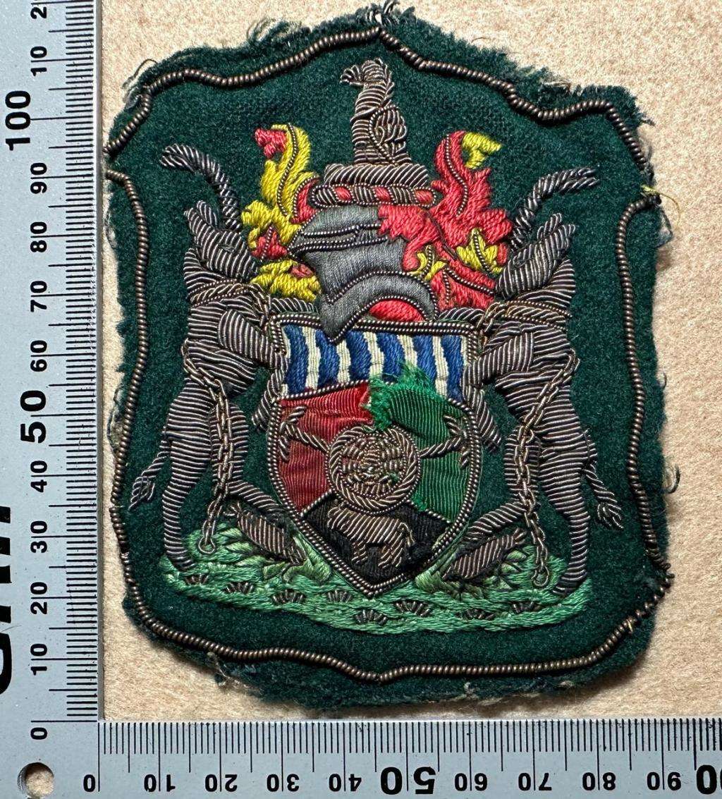 Rhodesian Railways - RHODESIAN AFRICAN WORKERS UNION BLAZER BADGE COTTON