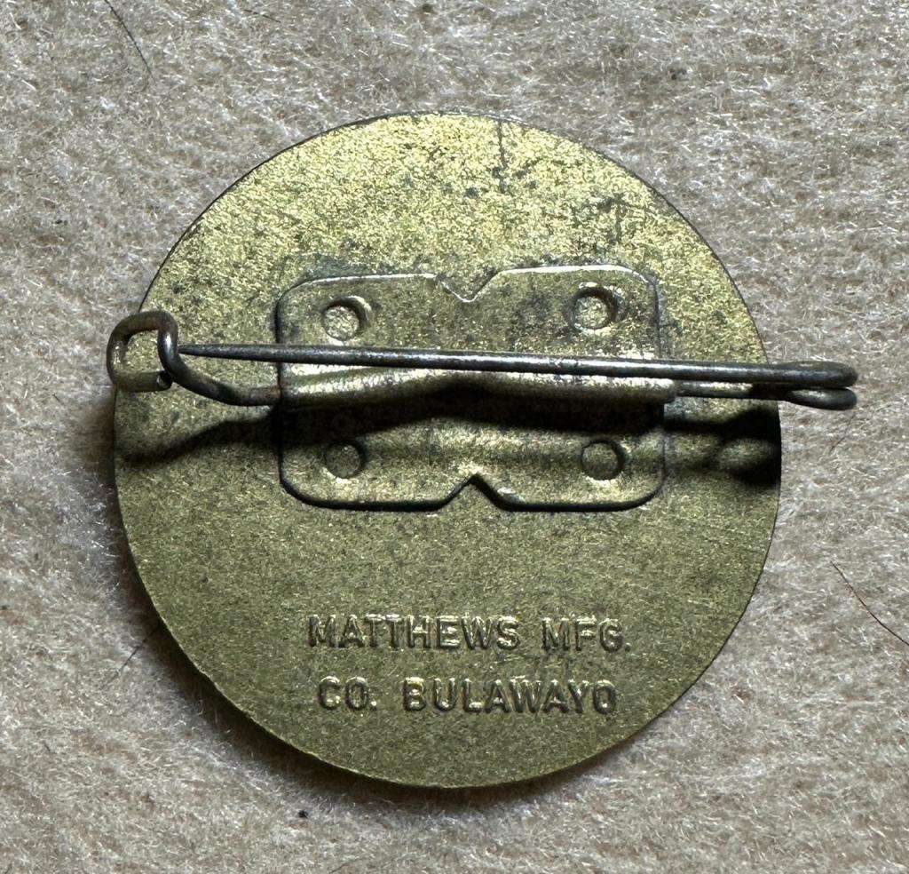 Rhodesian City Councils - CITY OF BULAWAYO BROOCHES VARIANT, by MATTHEWS MFG, BULAWAYO