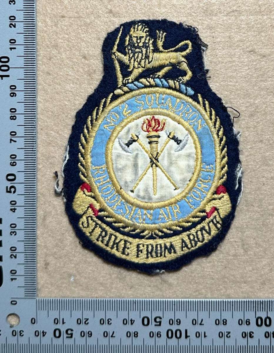 Rhodesian Air Force - RHAF 2 SQD OVERALLS COTTON - motto STRIKE FROM ABOVE