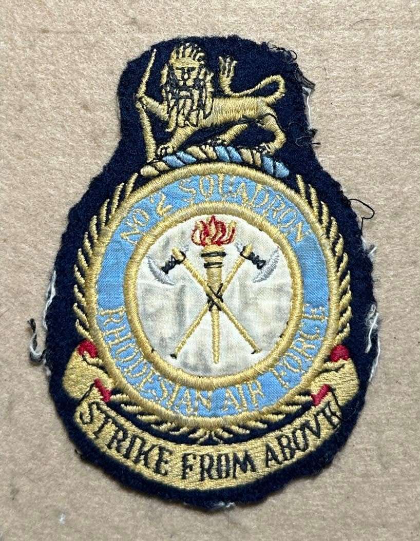 Rhodesian Air Force - RHAF 2 SQD OVERALLS COTTON - motto STRIKE FROM ABOVE