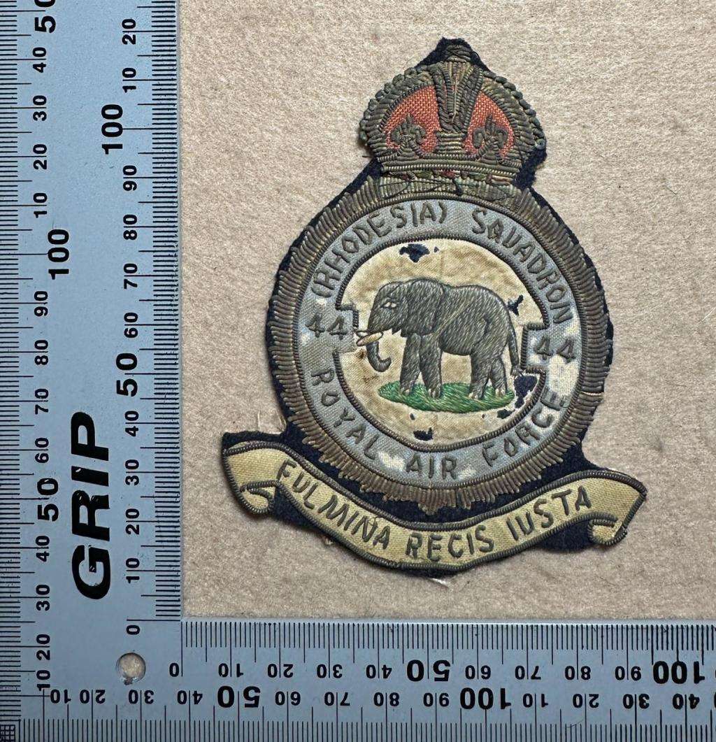 Rhodesian Air Force - RAF 44 RHODESIA SQD KC BLAZER BULLION