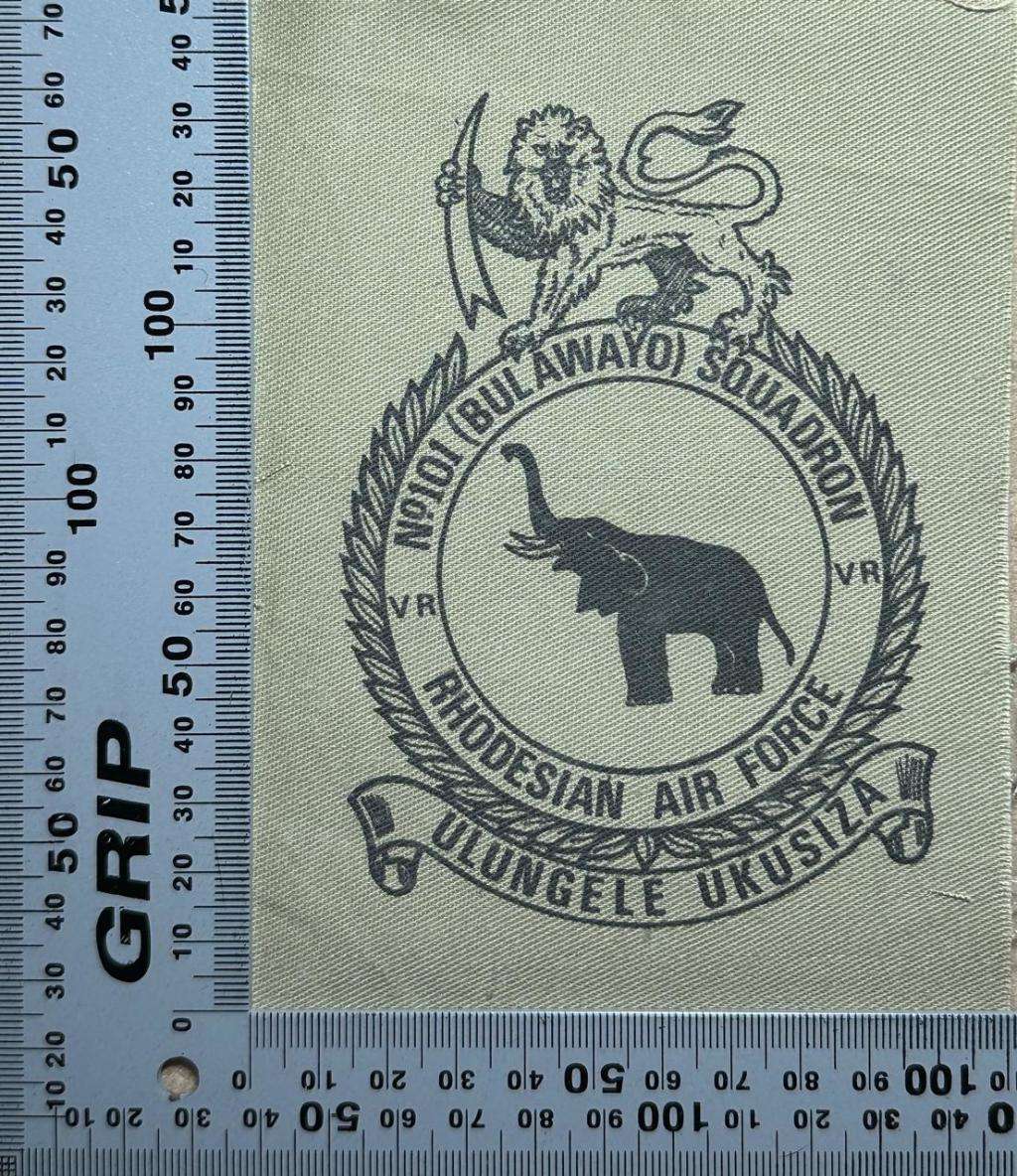 Rhodesian Air Force - RHAF NO 101 BULAWAYO SQD VOL RESERVE FOR OVERALLS VARIANT