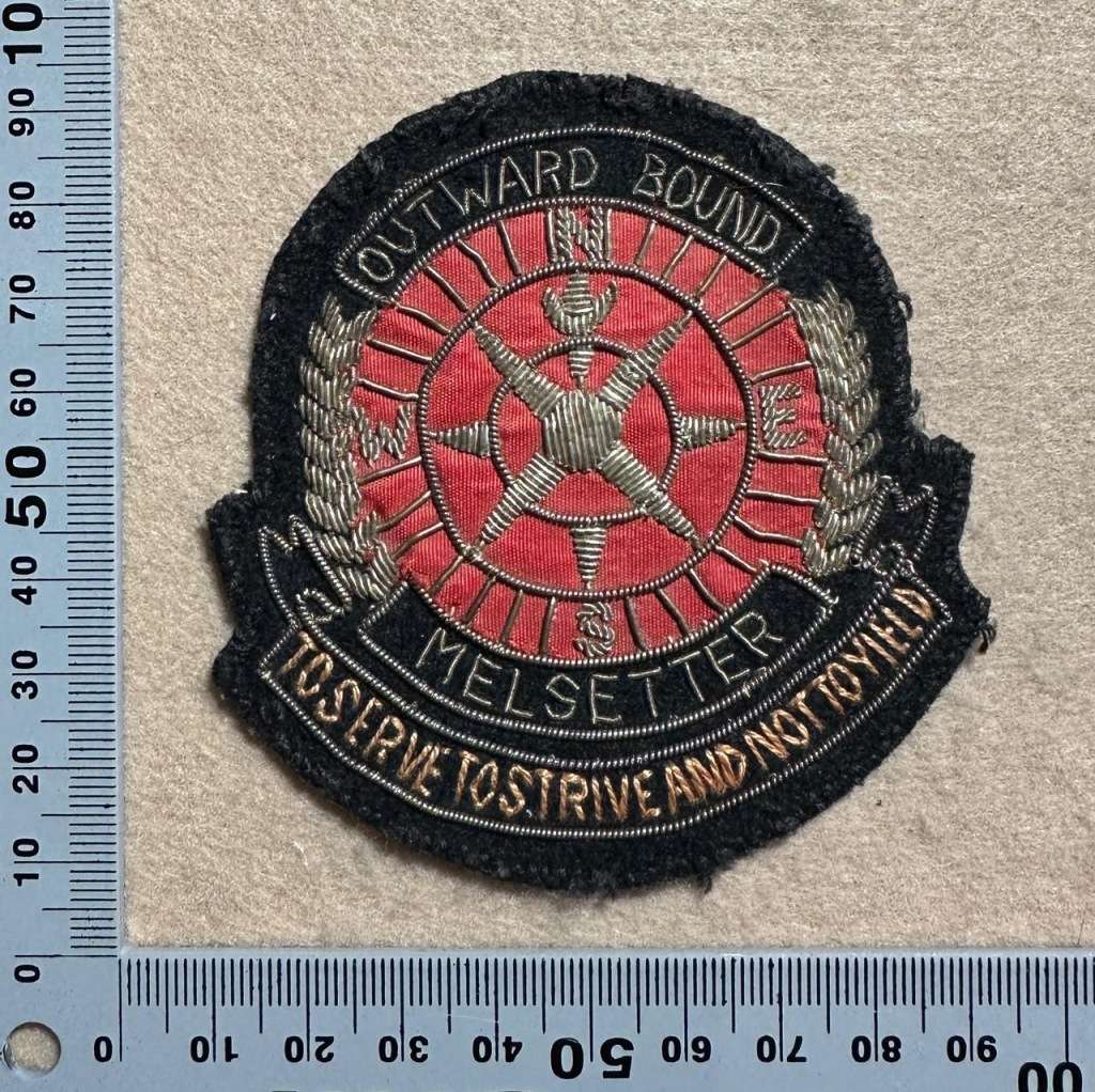 Rhodesia - OUTWARD BOUND MELSETTER - BULLION BLAZER BADGE