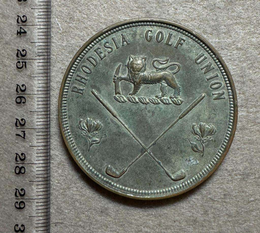 RHODESIA GOLF UNION MEDDALION - Awarded to FILANDE - 1976 - WINNER