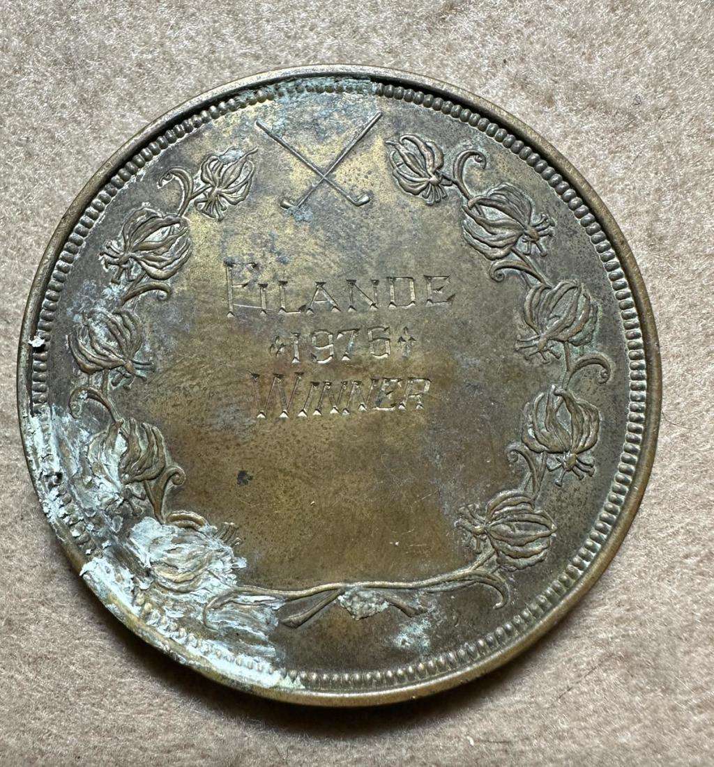 RHODESIA GOLF UNION MEDDALION - Awarded to FILANDE - 1976 - WINNER