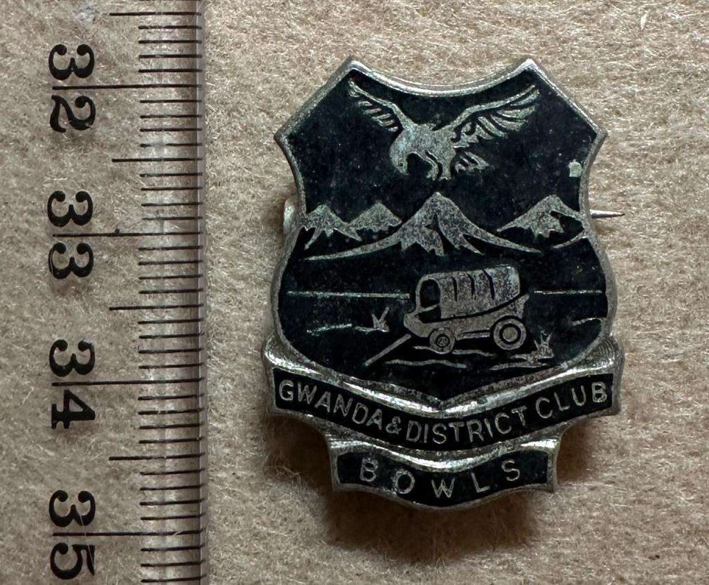 RHODESIA GWANDA & DISCTRICTSCLUB BOWLS , by METAL ART, PRETORIA