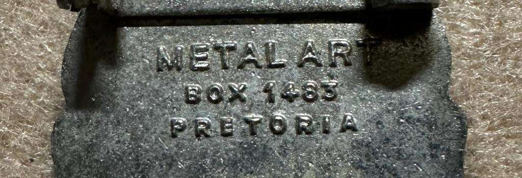 RHODESIA GWANDA & DISCTRICTSCLUB BOWLS , by METAL ART, PRETORIA