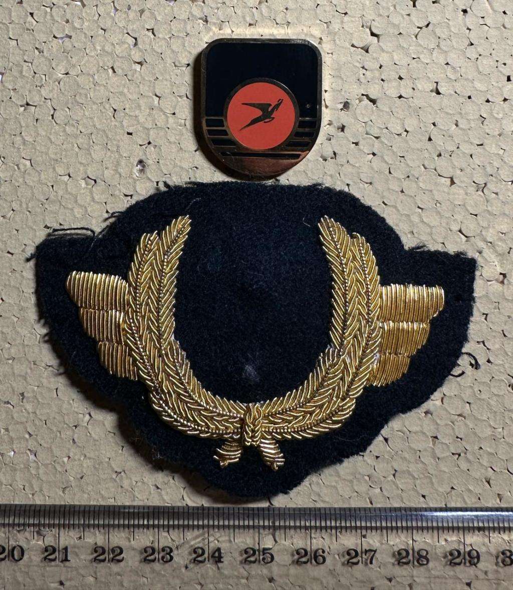 South African Civil Aviation - SAA CAP BADGE & BULLION WREATH, by CONNOISSEUR, CAPE TOWN