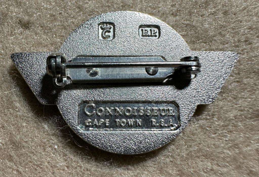 South African Civil Aviation - SAA FLYING WITH PRIDE BADGE, by CONNOISSEUR, CAPE TOWN