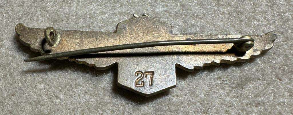 South African Civil Aviation - PILOT WINGS - AC OF SA PILOT - NO 27