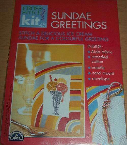 Ice Cream Sundae Card