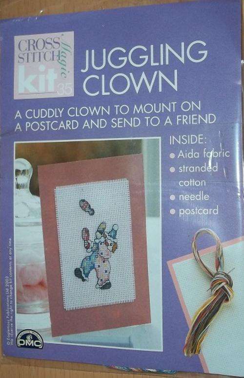 Juggling Clown Card