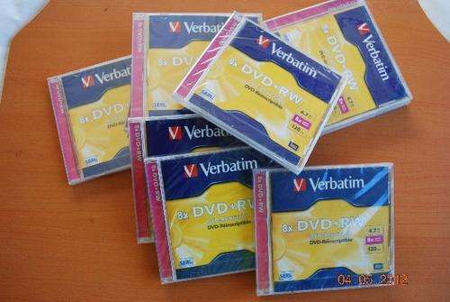 VERBATIM 8 X DVD+RW