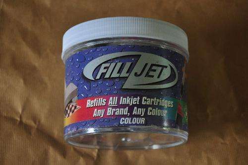 FILL JET REFILLS ALL INKJET CARTRIDGES ANY BRAND ANY COLOUR