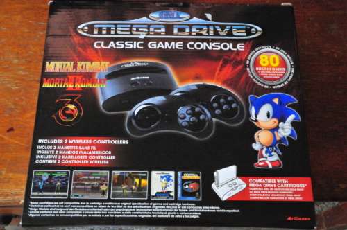 SEGA MEGA DRIVE CLASSIC GAME CONSOLE WITH 80 GAMES