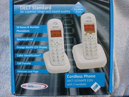 BRAND NEW DECT STANDARD DUO CORDLESS PHONE