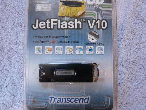 BRAND NEW TRANSCEND 8 GB JETFLASH V10 FLASH DRIVE