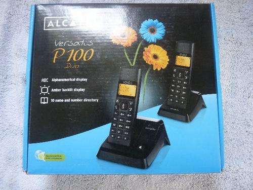 BRAND NEW ALCATEL VERSATIS P 100 CORDLESS PHONE DUO