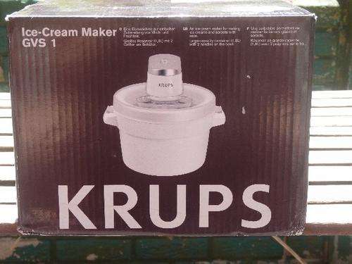 CRAZY AUCTION BRAND NEW KRUPS ICE CREAM MAKER