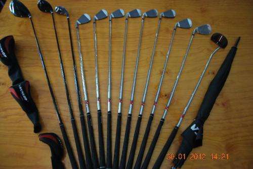 BRAND NEW FULL SET DUNLOP GOLF SET WITH BAG AND AMBRELLA