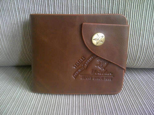 ***Men's Genuine Leather Wallet***Brown***High Quality*** BRAND NEW***New Design***