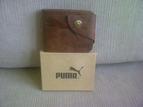 **Men's Genuine Leather "Puma" Wallet***Tan***High Quality***BRAND NEW***