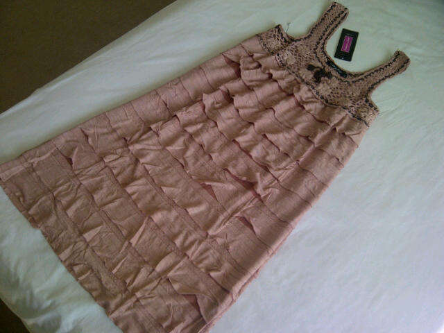 **Pink & Black Funky Design Ladies Short Dress/Top**Great Quality***M/L ONLY***BRAND NEW**