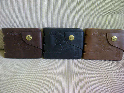 **Men's Genuine Leather "501" Wallet***Black, Brown, Tan***BRAND NEW***