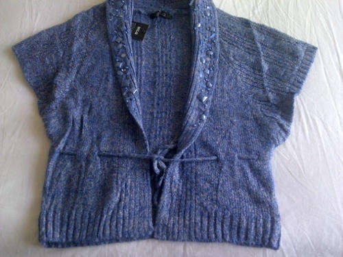 **STUNNING Ladies Warm Wrap Over Jersey with Diamante Design**Beautiful Piece**3 Colours**ONE SIZE**