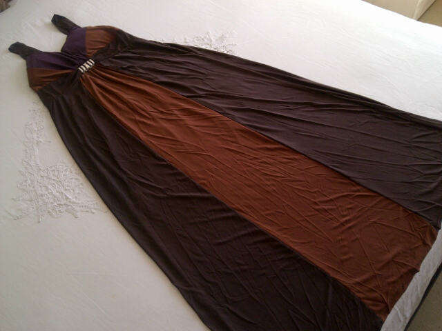***Beautiful Ladies Long Strap 3 Tone Dress with Stunning Design***BRAND NEW***